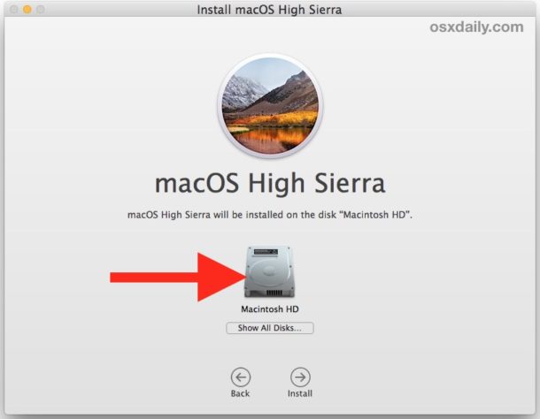 New Hard Drive Mac Os X High Sierra
